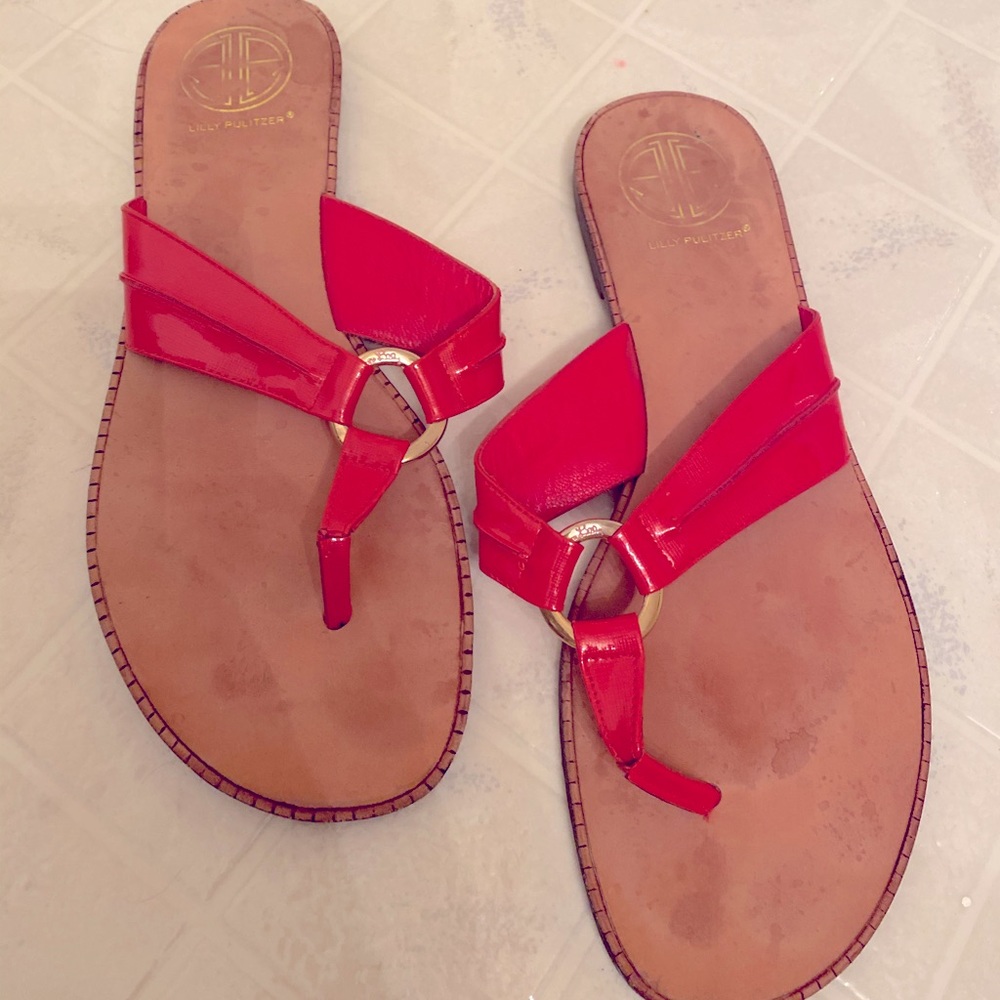 Lilly Pulitzer flip flop!